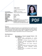Lord Marie Vitor's Resume