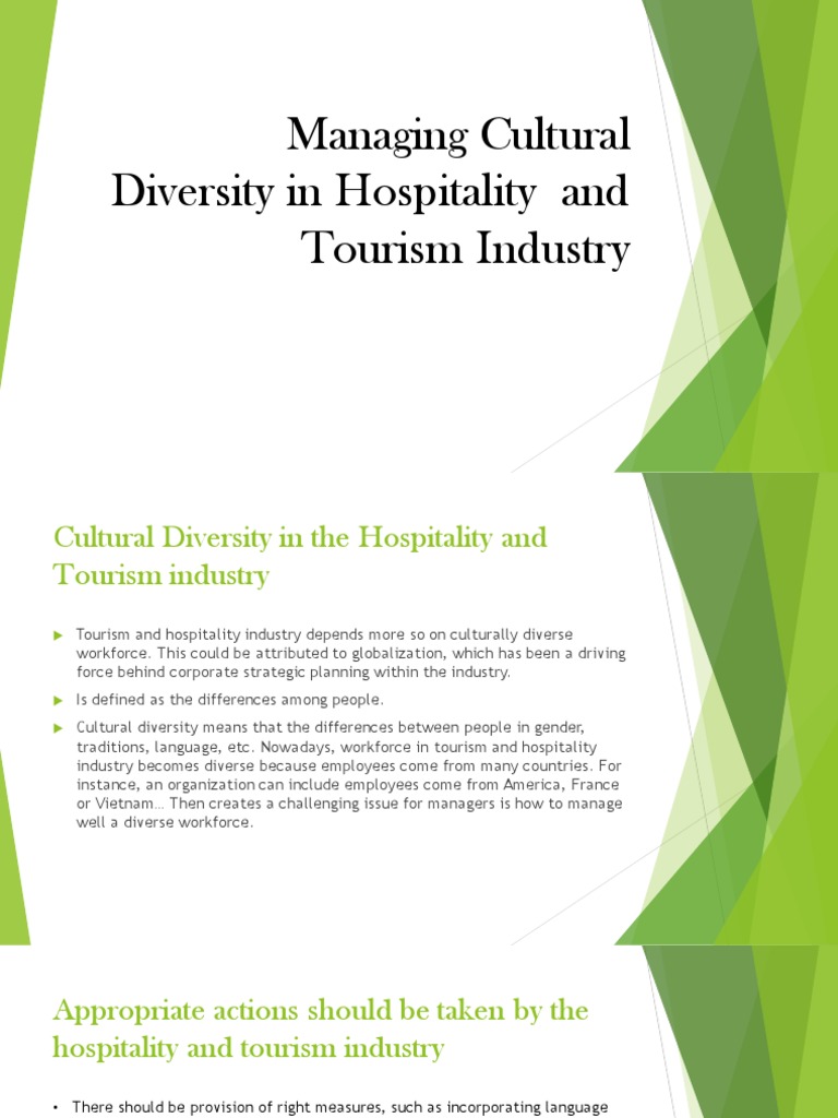 Managing Cultural Diversity in Hospitality | PDF | Cross Cultural ...