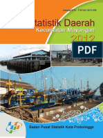 Statistik Daerah Kecamatan Mayangan 2012