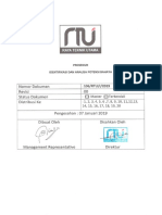 PROSEDURE IDENTIFIKASI RESIKO & ANALISA BAHAYA Rev