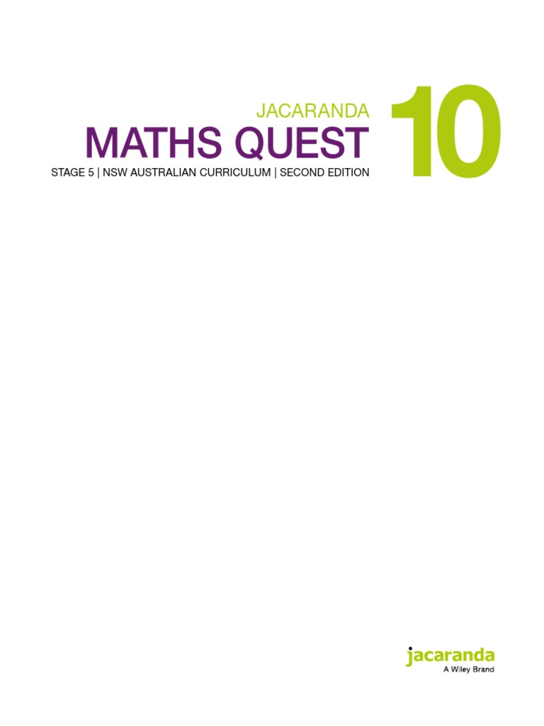 Dokumen - Pub Jacaranda Maths Quest 10 Stage 5 NSW Ac Second Edition ...