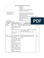 Acidic Oxide Lesson Plan