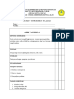 Ceklist Distraksi Dan Relaksasi