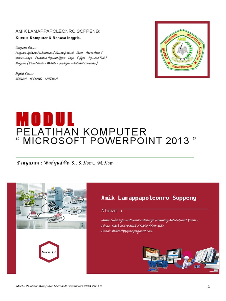 Modul Pelatihan Microsoft PowerPoint 2013 | PDF
