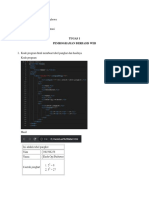 Tugas 1 Pemrograman Berbasis WEB