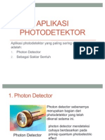 Aplikasi Photodetektor