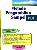 METODE PENGAMBILAN SAMPEL