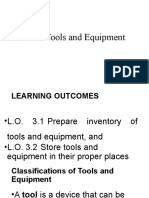 Store Tools and Equipment
