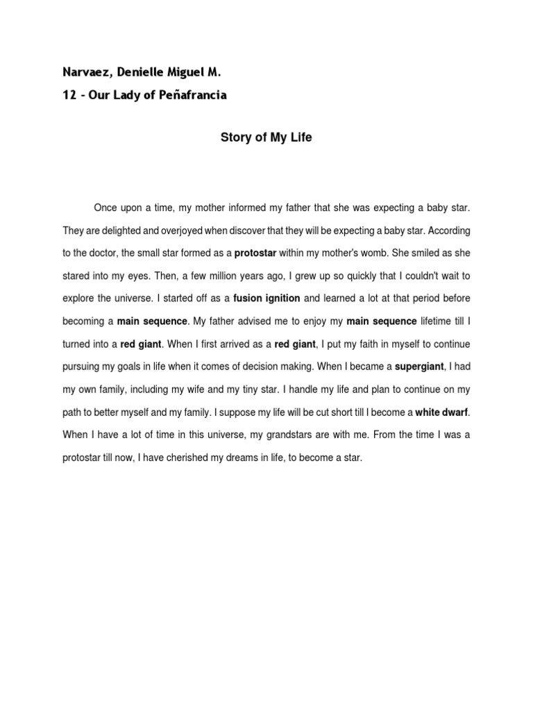 Story of My Life | PDF