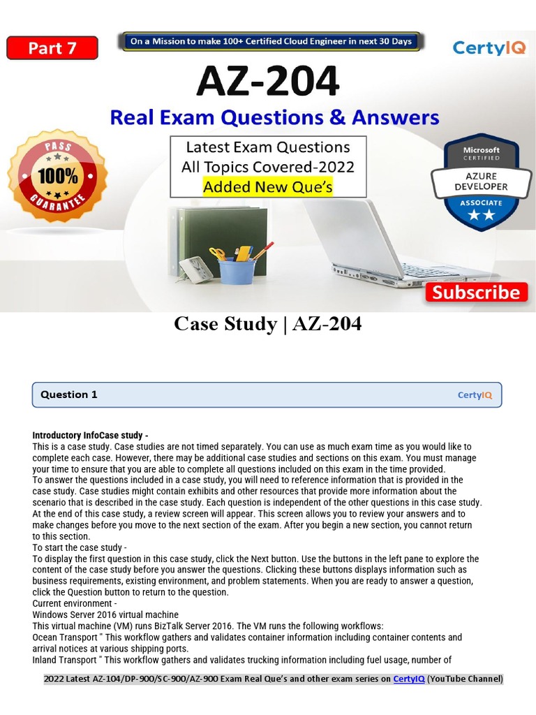 Az 204 Dumps Pdf Free Download