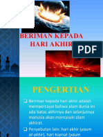 Akidah (Materi 12) Beriman Kepada Hari Akhir