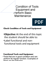 Eim8 Check Condition of Tools and Equipment