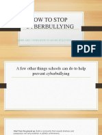 5 STEPS TO STOP CYBERBULLYING