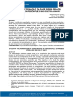 SIGMA PHASE FORMATION