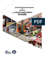 National DRRM and Civil Defense Education and Training Catalogue