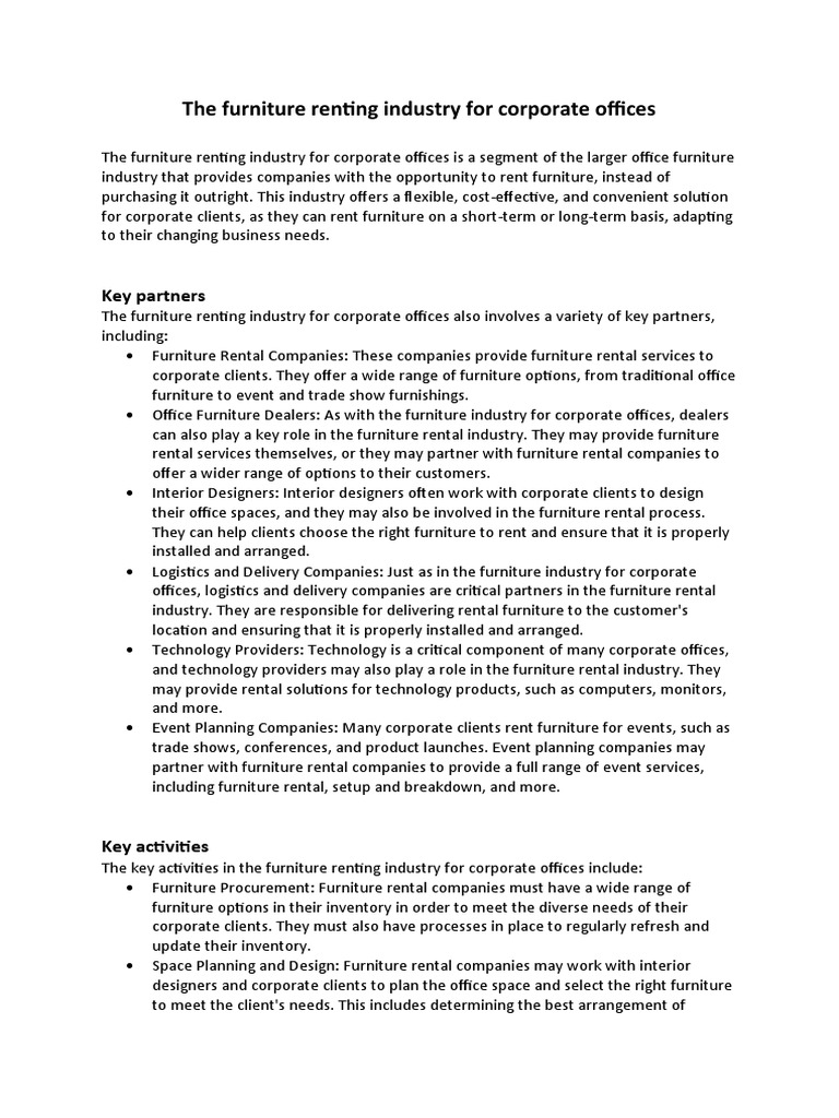 Corporate Offices PDF Cost Fee