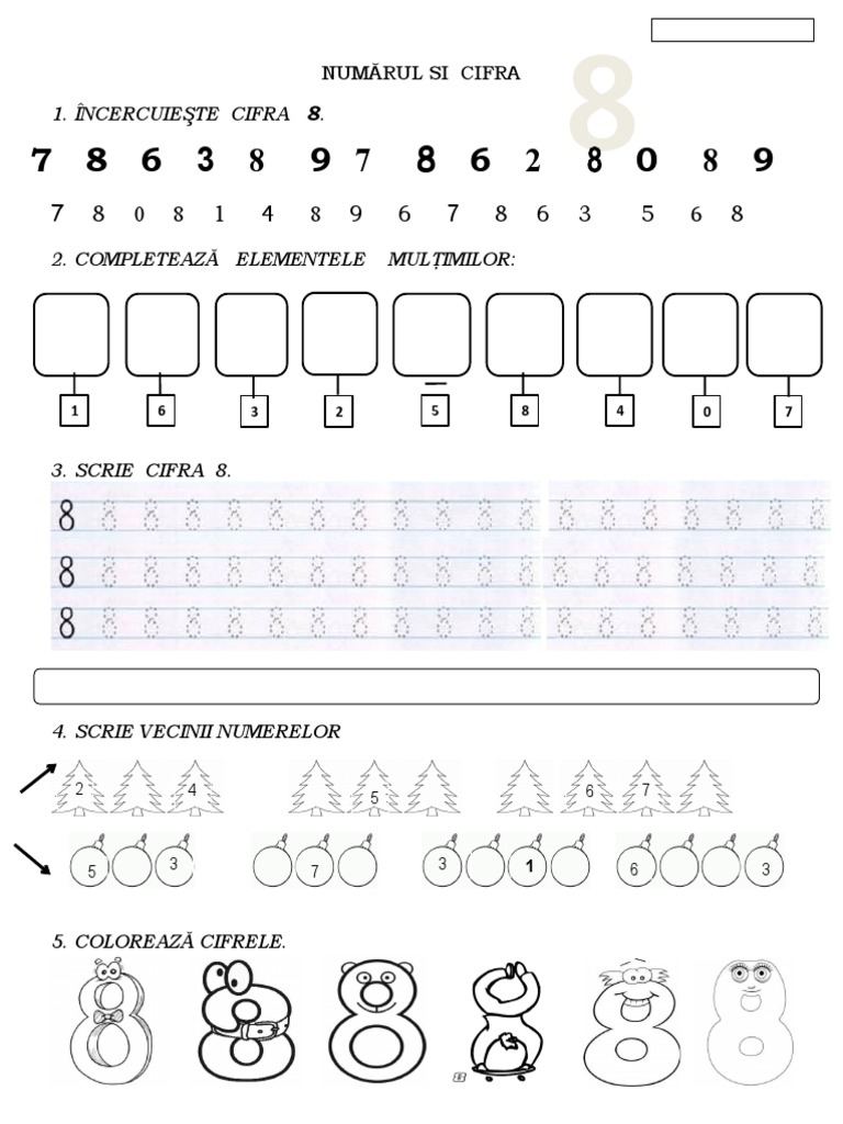 Numarul Si Cifra 8 | PDF