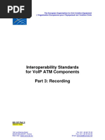 ED-137 Interoperability Standards For VoIP ATM Components Part 3 Recording