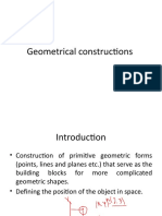 Geometric constructions and divisions