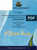 26th Graduation Booklet