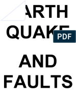 Earthquake Word Demo Print