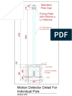 Motion Detector Detail For Individual Pole