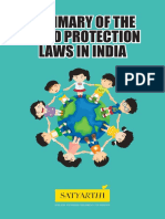 Summary of The Child Protection Laws in India - Satyarthi