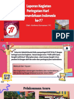 Laporan Kegiatan Peringatan Hari Kemerdekaan Indonesia Ke-77