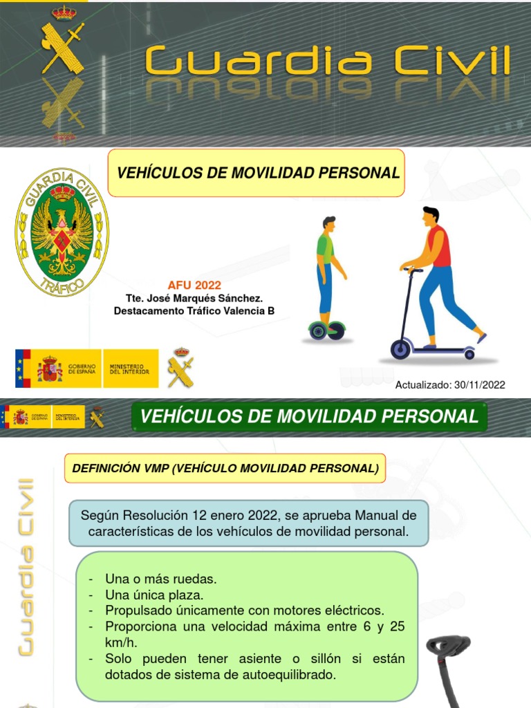 Requisitos y Características de VMP | PDF | Transporte de tierra ...