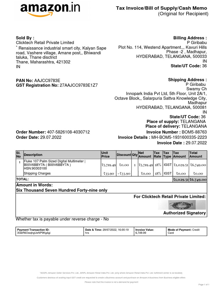 Amazon Seller Services Mumbai (7350) Invoice 1 (6749) PDF