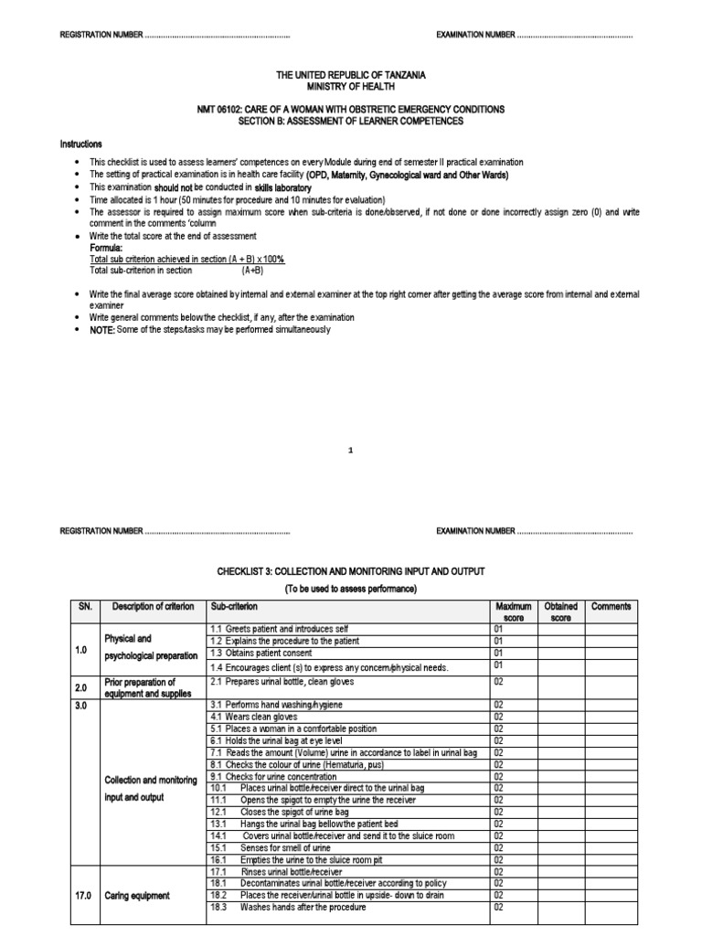Check 3 - Monitoring Input and Output | PDF | Medicine | Health Sciences