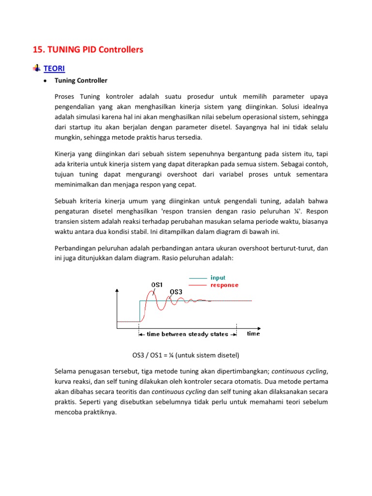 Tuning Pid Controllers-Fix | PDF