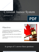 1 - Criminal Justice System