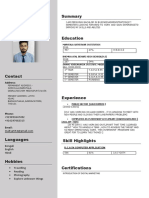 Coolfreecv Resume en 03 N