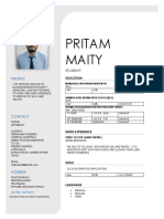 Updated CV Pritam Maity
