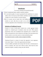 Concrete Technology (I) Lecture 1