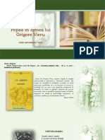 Popas în lumea lui Grigore Vieru: cărţi aniversare 2023 [Resursă electronică] : Expoziţie / Biblioteca Ştiinţifică a Universităţii de Stat „Alecu Russo” din Bălţi ; realizare: Veronica Barbaroş ; editare video: Centrul de Informatizare. – Bălţi, 2022. – 21 slide-uri.