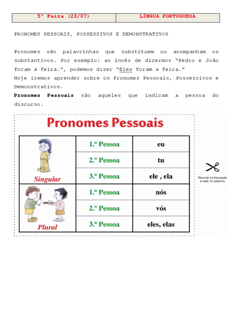 Pronomes | PDF