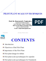 Pilot Plant Scale-Up Techniques