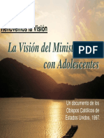 Ministerio con Adolescentes: Visión de los Obispos Católicos