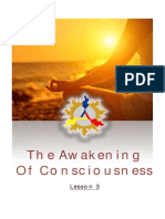 Lesson 3 - Awakening of The Conciousness
