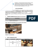 Acta de Entrega Material Desmantelamiento 751265 Rev. 0-OBP