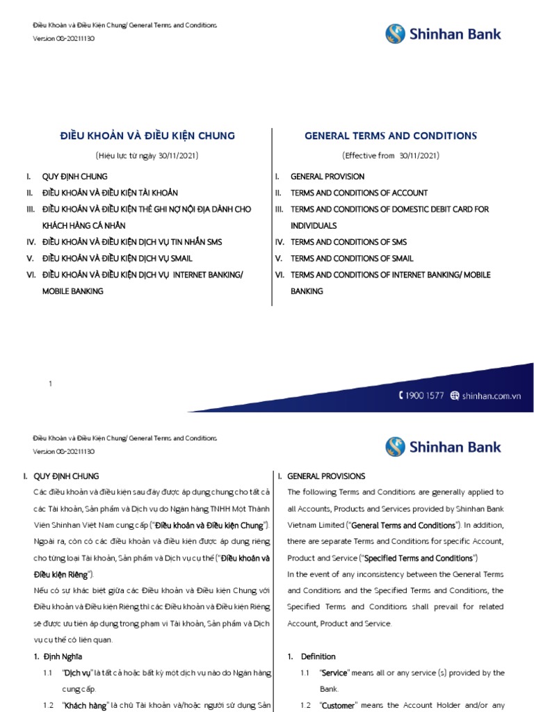 General Terms and Conditions | PDF