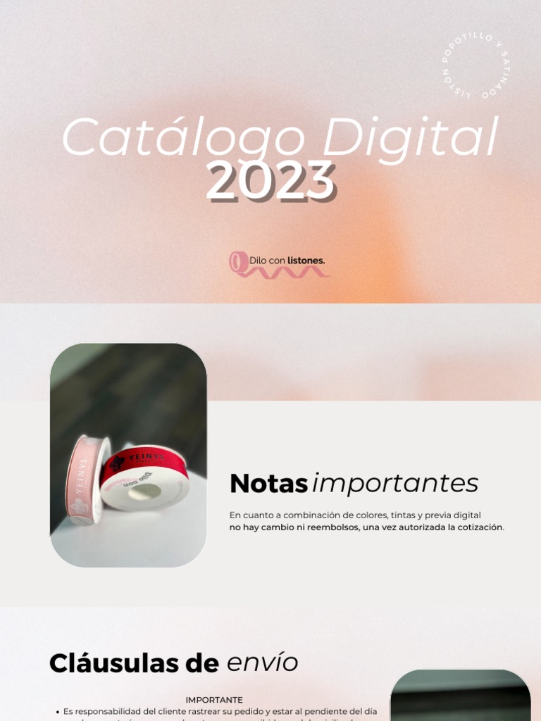 23 Dilo Con Listones | PDF