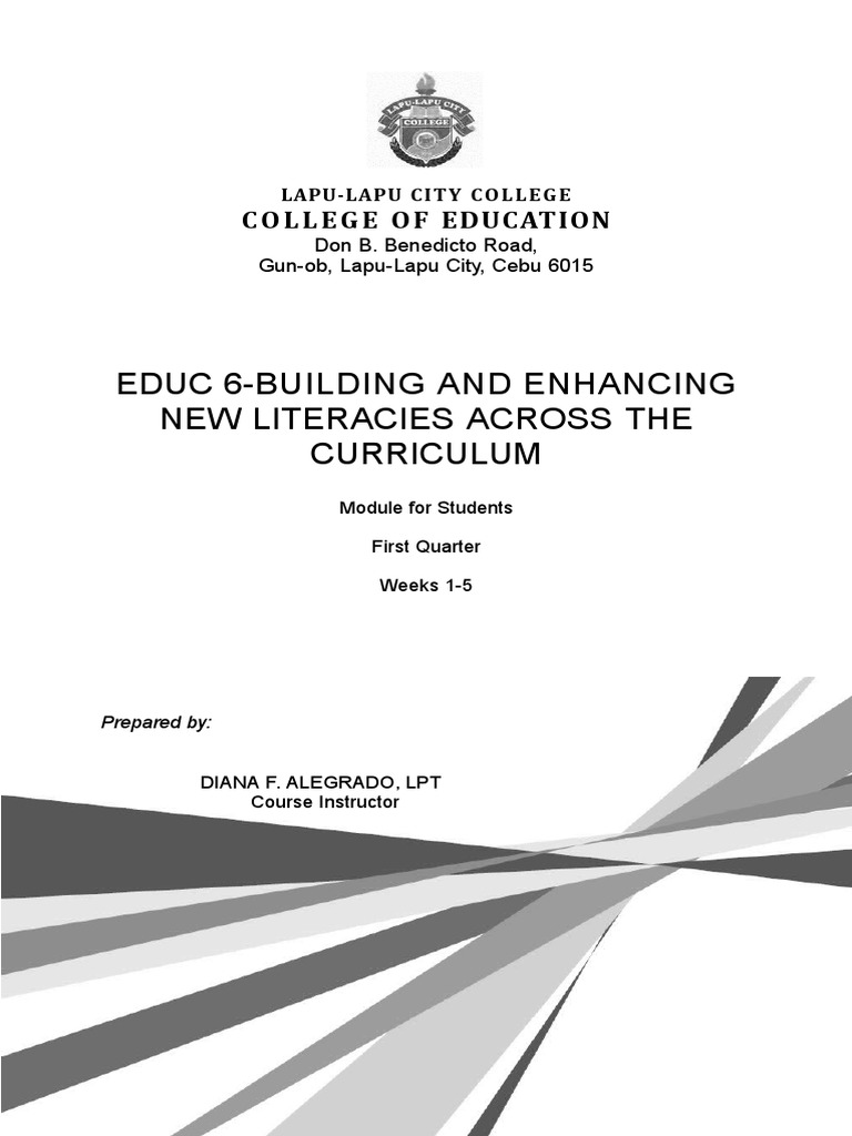 21st Century Literacy Module for Students | PDF | Literacy | Learning