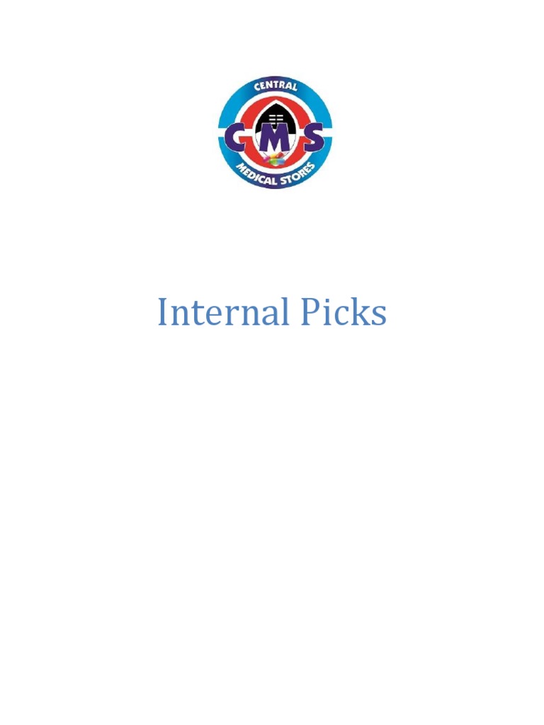 Internal Pick and Put | PDF | Inventory | Warehouse
