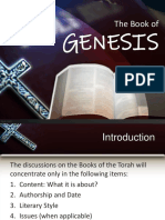 Lecture 11 Genesis