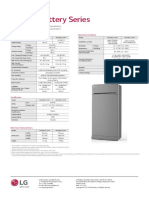 Product Datasheet For LG HBP10-16H Battery Series