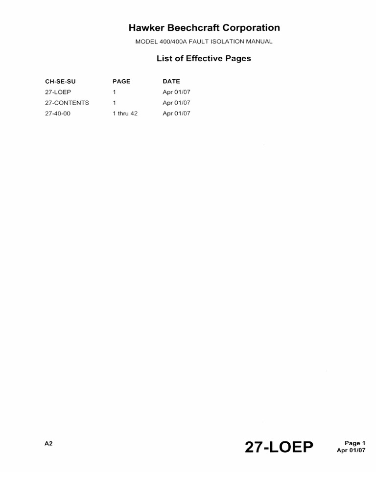 Fault Isolation Manual 270000 PDF
