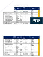 Actividades PAT JULIO 2022